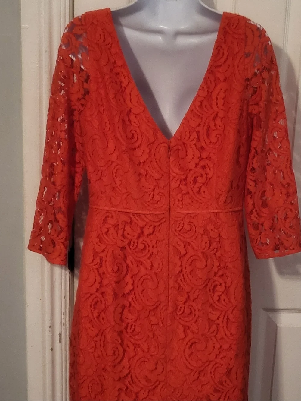 J. Crew Lace 3/4 Sleeve Sheath Dress